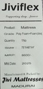 Mattress - Poly Foam + Foam (dsq) - 75x48x4" - Supreme