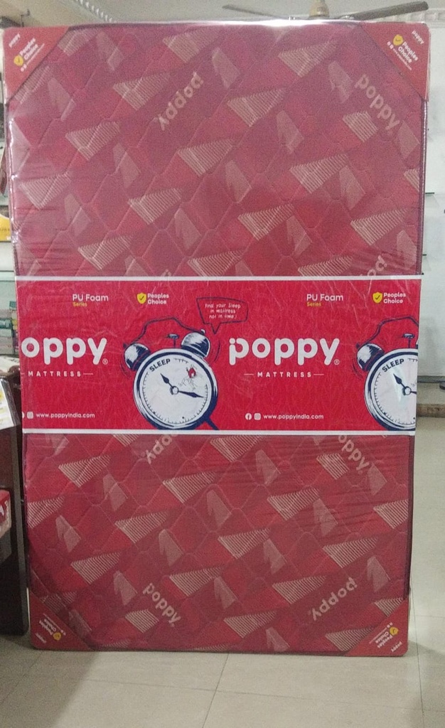 Mattress - PU Foam - 75x48x5" - Poppy - Eco Soft