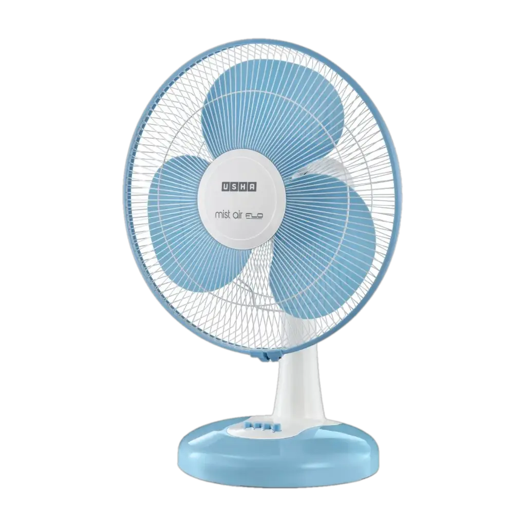 Table Fan-1350 RPM Motor - 55W- 400 mm- Usha -Mist Air Flo